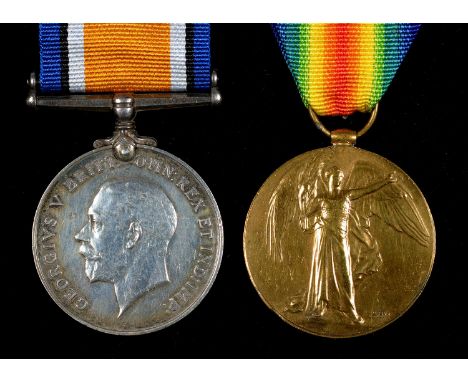 WORLD WAR I PAIR, BRITISH WAR MEDAL AND VICTORY MEDAL 31561 WKR O PURSEY, QMAACOLIVE PURSEY SERVED 5 MAY 1918 - 31 DECEMBER 1