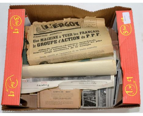 A QUANTITY OF GERMAN, THIRD REICH, PRINTED EPHEMERA, TO INCLUDE SOLDIERS POCKET BOOK, AND SIMILAR, IDENTITY PAPERS, OFFICIAL 