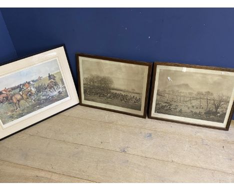 After GD Giles, (1831-1887) black and white prints, a pair, "The Cheshire 1904", signed and titled on mount by the artist in 