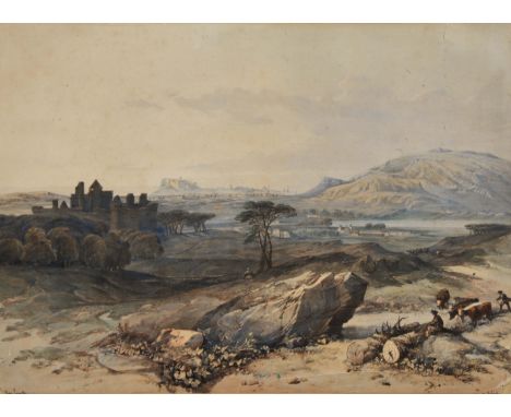 D ROBERTSON, EARLY 20TH CENTURY ENGLISH SCHOOL, 'BRINGING IN THE HAY', oil on board together with a print, after Robert (2)