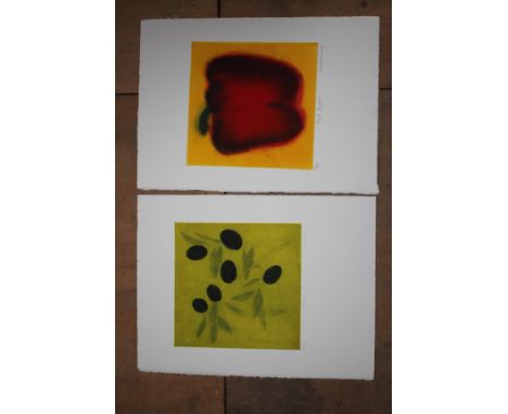 SUSIE PERRING (CONTEMPORARY SCHOOL),"BLACK OLIVES" signed in pencil in the margin, titled and numbered 82/120 together with a