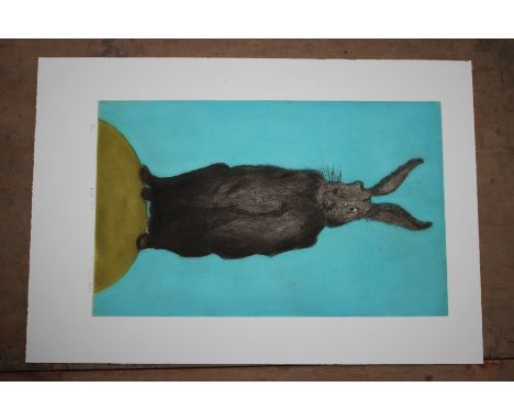 SONIA ROLLO (CONTEMPORARY SCHOOL) "LOOK OUT" PRINT, signed in pencil, inscribed and numbered 63/160 in the margin, 49cm x 31c