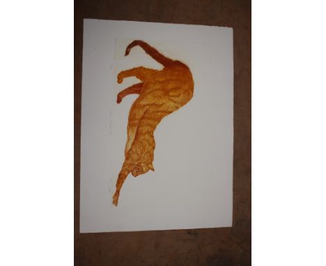 SONIA ROLLO (CONTEMPORARY SCHOOL) "LADY MARMALADE" PRINT, signed, inscribed and numbered 31/160 in the margin, 30cm x 49cm