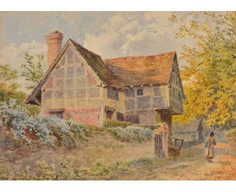 A COLLECTION OF 19TH CENTURY WATERCOLOURS AND SKETCHES to include two interior scenes, a view of Hastings, a landscape sketch