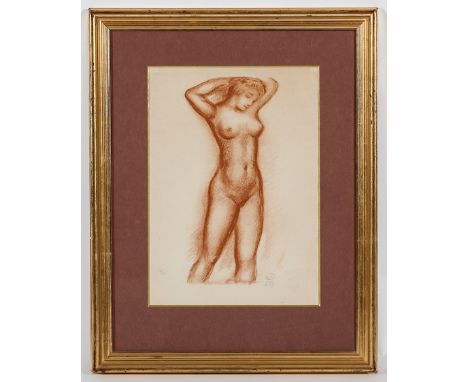 ARISTIDE MAILLOL (FRENCH 1861 - 1944), 
FEMME DEBOUT, LES BRAS LEVES
lithograph, signed with intitials and numbered 15/50 in 