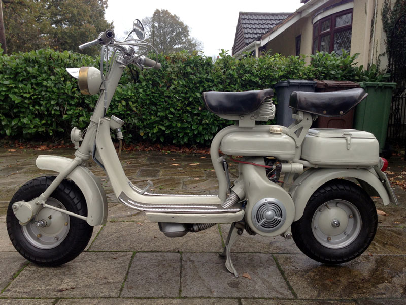 The first Lambretta was introduced in 1947, typed the model A it ...