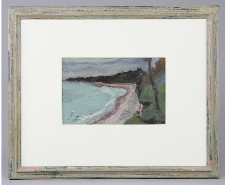 Maass, Karl (Deutscher Maler 1890 - 1962)Gemälde, Öl auf Karton, Partie an der Ostsee, unten rechts signiert "K. Maass", ~192