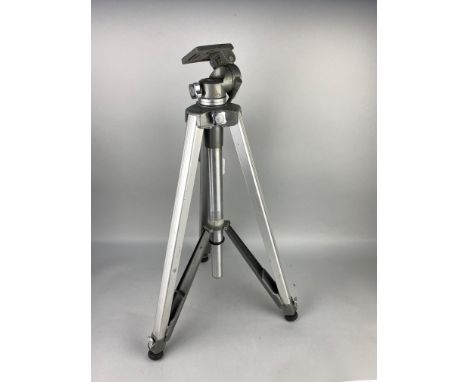 METAL CAMERA TRIPOD STAND, by Velbon, along with a Lenit camera (2)