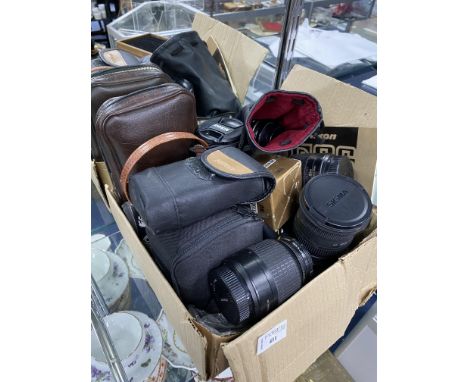 NIKON D50 CAMERA, along with other cameras, lenses and camera equipment