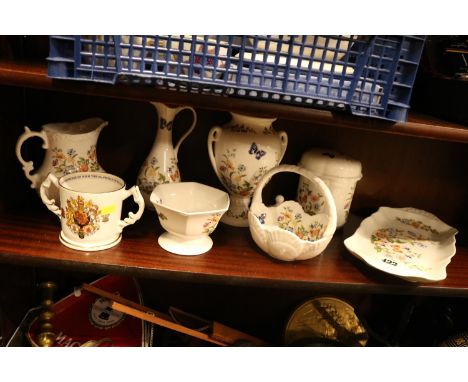 Collection of Aynsley Cottage Garden pattern Ceramics 