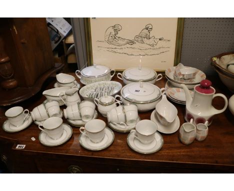 Noritake Glen abbey pattern Dinner service and a part Winterling Bavarian service 