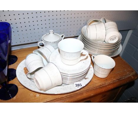 Platinum Fine Bone China Tea Service 