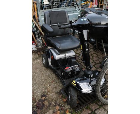 K for U Black Mobility Scooter with Charger and Keys 