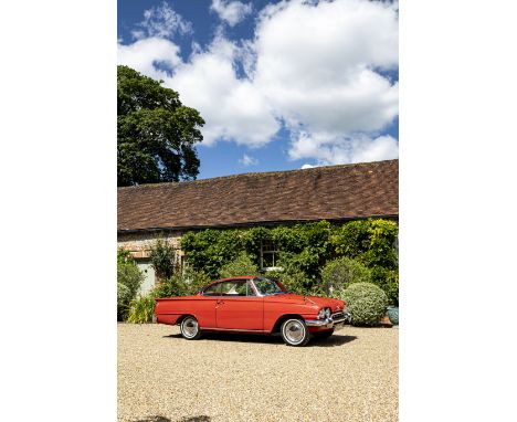 1963 Ford Consul Capri Deluxe CoupéRegistration no. 287 HWCChassis no. H37D252578JEngine no. 116E 77850Odometer reading: 14,7