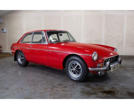 1970 MG B GTRegistration no. YRX 14HChassis no. GHD5208062GOdometer reading: TBCMOT: Exempt*Single ownership since 1978*Dry s