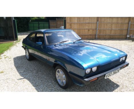 1981 Ford Capri 3.0i GhiaRegistration no. VOO 362WChassis no. WF0CXXGAECBU18888Odometer reading: 83,970MOT: 24/06/2022*Low mi