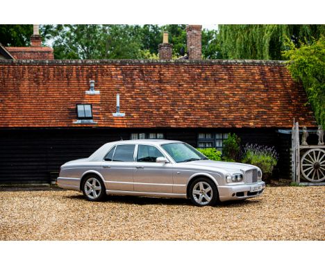 2002 Bentley Arnage TRegistration no. LE02 WVCChassis no. SCBLF34F82CH08662Odometer reading: 37,200MOT: 18/03/2022*Good condi