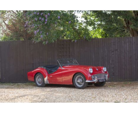 1959 Triumph TR3A RoadsterRegistration no. 1920 DAChassis no. TS550710Engine no. TS55105EOdometer reading: TBCMOT: Exempt*Ful