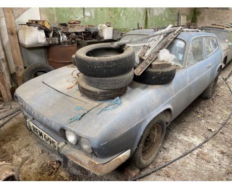 1970 Reliant Scimitar GTERegistration no. BEM 695Chassis no. n/aOdometer reading: TBCMOT: Exempt*Barn find Scimitar GTE*Sold 