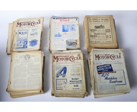 The Motor Cycle; assorted loose issues from Volume I, No.1, 1903 onwards,comprising a near complete run of issues 1-40 for Vo