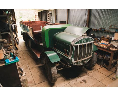 1923 Tilling-Stevens Charabanc BusOdometer reading: N/AMOT: Exempt*Running and driving Tilling-Stevens bus*Continued restorat