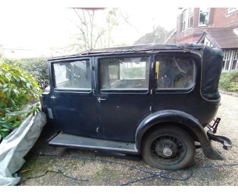 Property of a deceased's estate1936 Daimler LQ3-20 All-weather Limousine ProjectCoachwork by Salmons &amp; SonsRegistration n