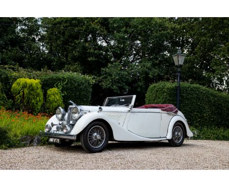 1948 Jaguar Mark IV 3½-Litre Drophead CoupéRegistration no. HWR 875Chassis no. 617175Engine no. 54459Odometer reading: 18,532