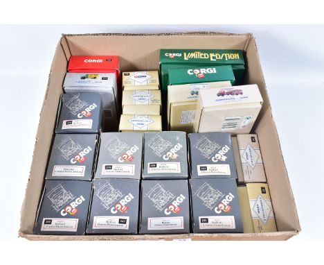 A QUANTITY OF BOXED CORGI CLASSICS BEDFORD O SERIES PANTECHNICON AND VANS, to include The Cumbrian Set, No.97735, complete wi