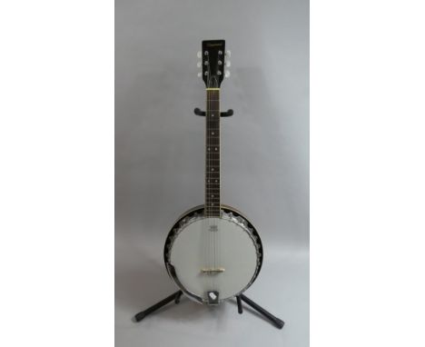 A Tanglewood Six String Guitar Banjo
