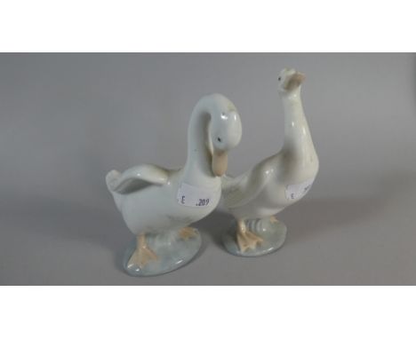 Two Nao Geese Ornaments