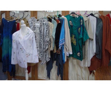TANGYAN: TWO VINTAGE SILK TOPS and a collection of ladies clothing