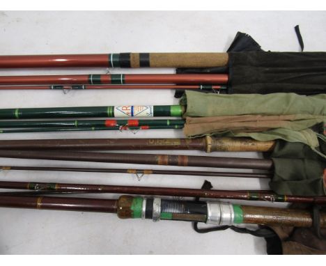 4 vintage fishing rods
