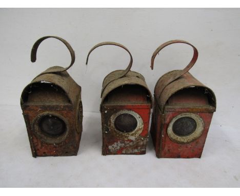 3 vintage work lights