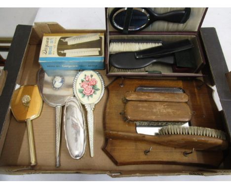 Vintage vanity and brush sets