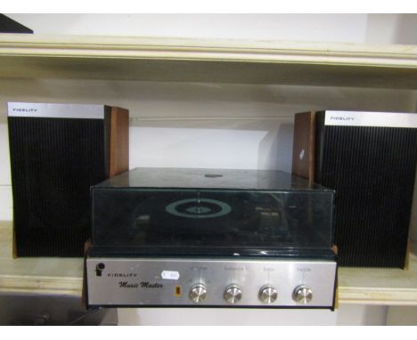 Fidelity record player and speakers (no plug)&nbsp;
