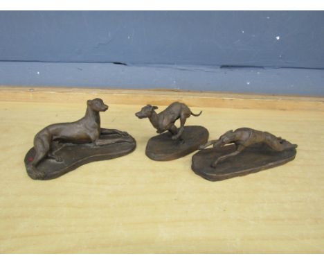 3 North Light Greyhound figurines&nbsp;