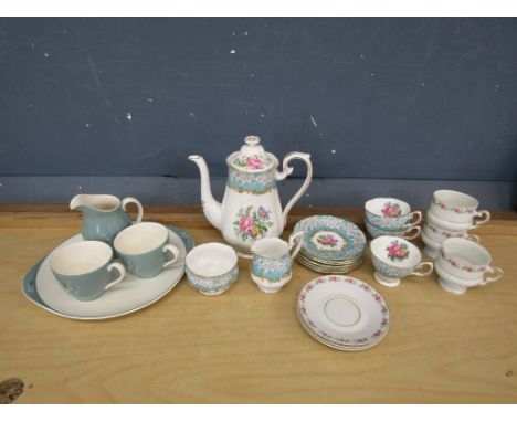 Royal Doulton 'Spindrift' and Royal Albert 'Enchantment' part tea sets&nbsp;