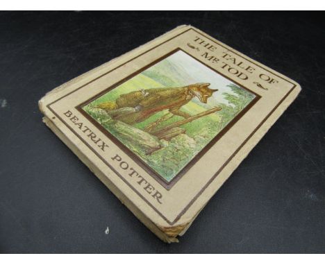 Beatrix Potter first edition 'The Tale of Mr Tod' 1912  
