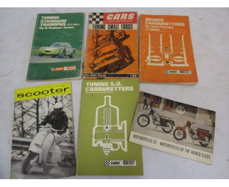 Vintage car and scooter booklets