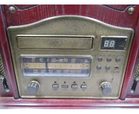 CD and record player