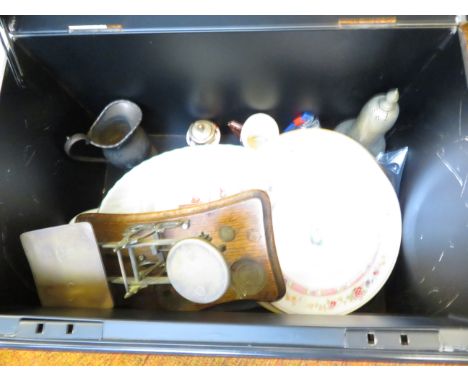 Document box &amp; contents to include postal scales