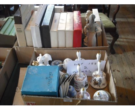 A collection of Hammersley Annual Bells, together with various items of collectors porcelain by Spode and others.