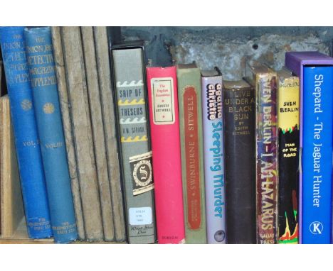 A mixed library of books, mainly 20th century literature, together with a four volume portfolio of Dermochromes by Professor 
