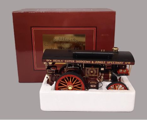 1:24 scale model Burrell Showman’s Engine No.2804 ‘The White Rose of York’ by Midsummer Models with original packaging and bo