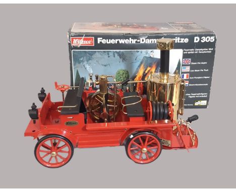 Live Steam Fire Engine D305 by Wilesco in original box 