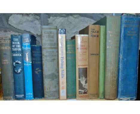 Antiquarian fishing collection to include Sparrow's Angling in British Art (first edition 1923), The Natural History of Briti