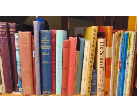 A library of mid 20th century books on railways, steam to the present day, to include A M Bell's Locomotives (1948) (2 vols),