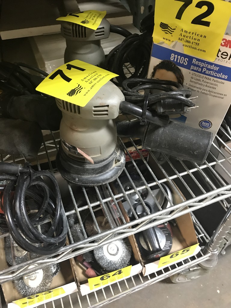 PORTER CABLE MODEL 333, 5'' RANDOM ORBITAL PALM SANDER