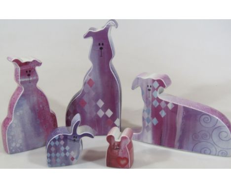 Various Royal Worcester Flat Mates figures, to include Bella 21cm high, etc., printed marks beneath. (5)