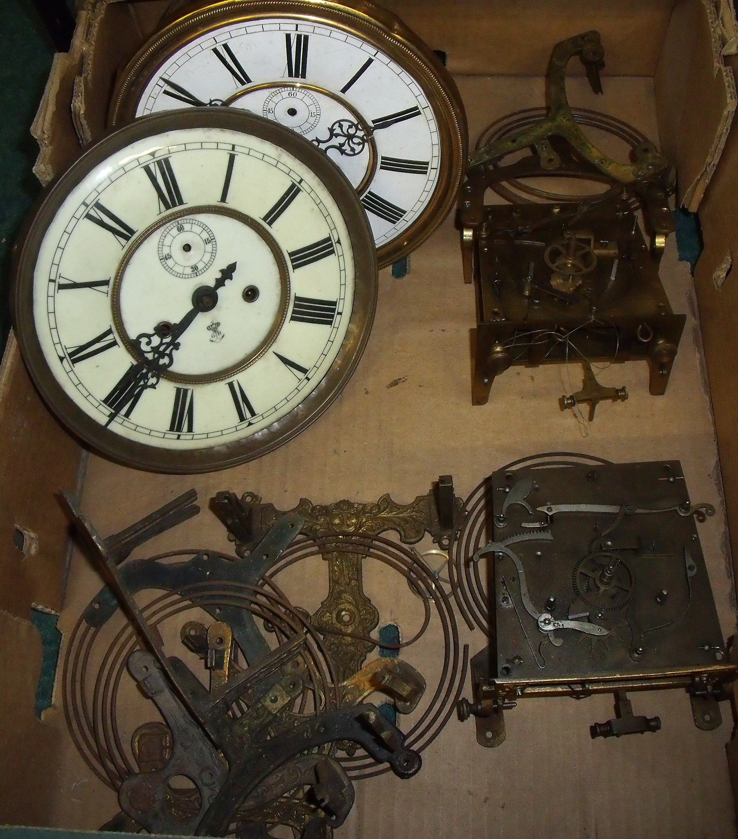 Gustav Becker weight driven Vienna clock movement, Vienna weight driven